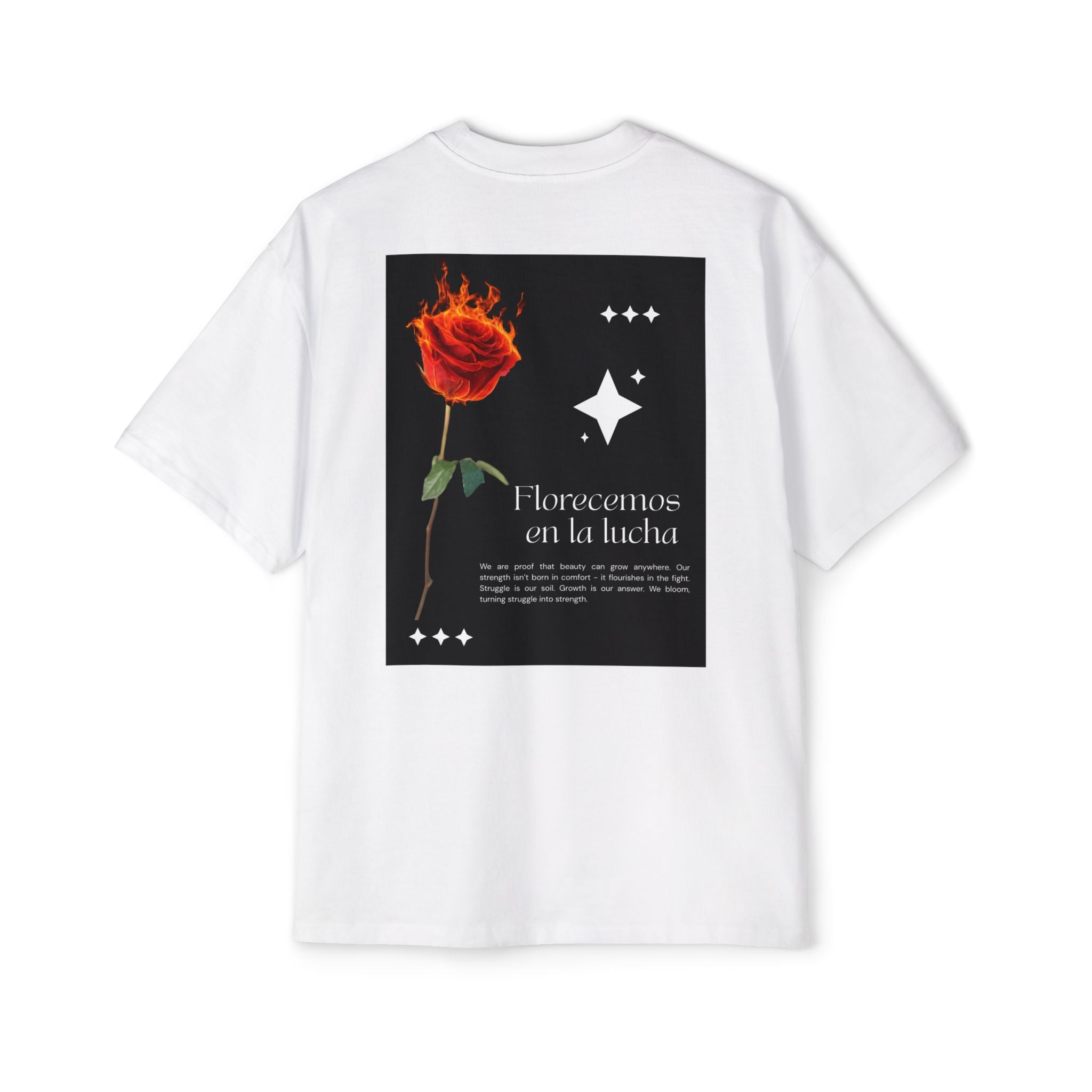 Florecemos en la Lucha: Men’s Heavy Oversized Tee