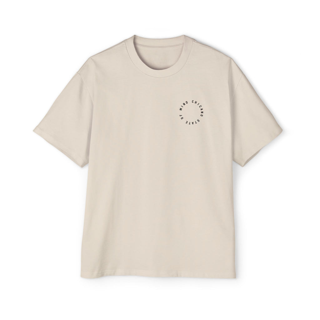 Here to Stay Wey: Men's Heavy Oversized Tee