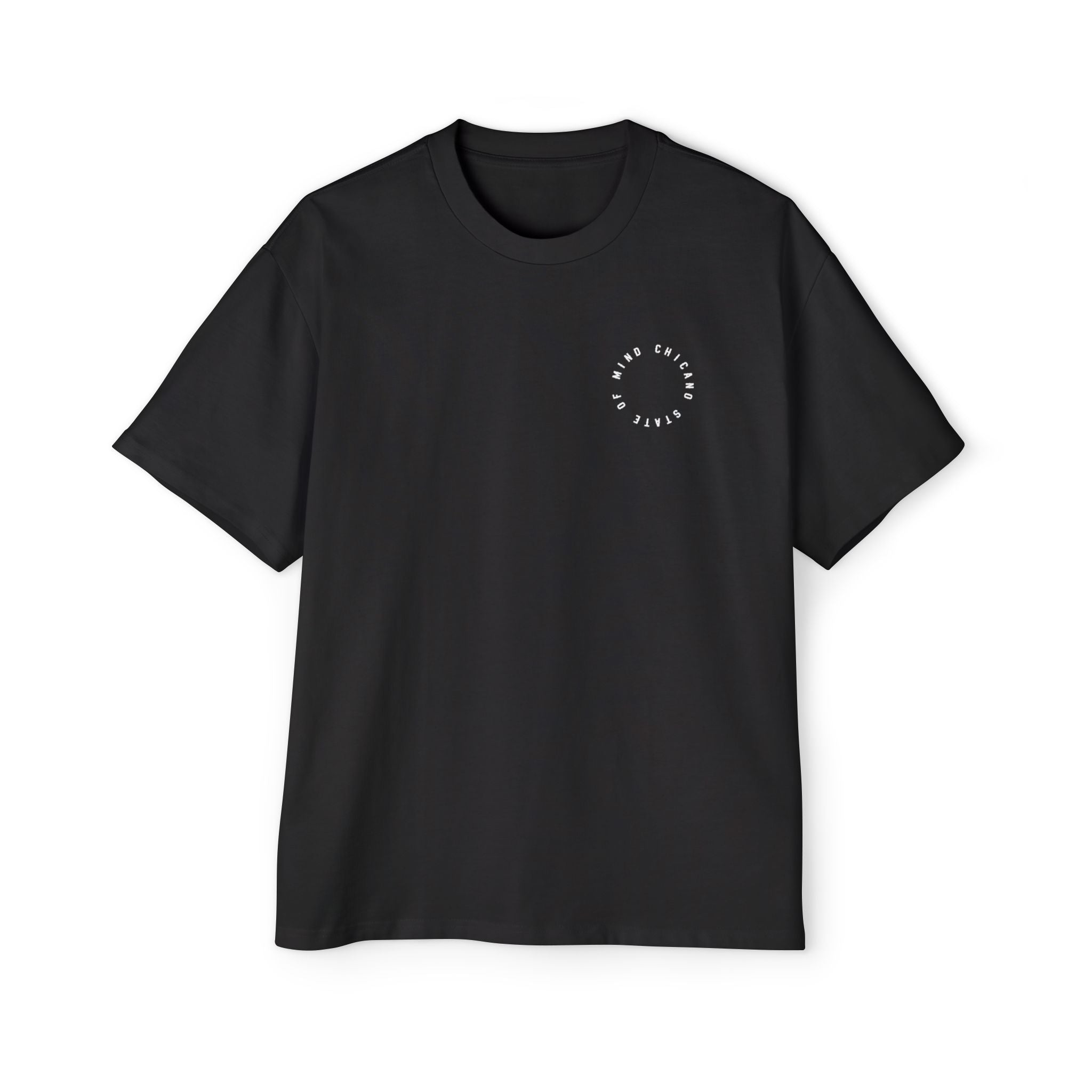 Here to Stay Wey: Men's Heavy Oversized Tee